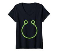 Femme Nœuds lunaires Rahu Ketu - Planète Astrologie Védique Zodiaque T-Shirt avec Col en V