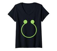 Femme Nœuds lunaires Rahu Ketu - Planète Astrologie Védique Zodiaque T-Shirt avec Col en V
