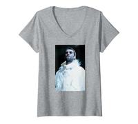 Femme Oasis Liam Gallagher Live Heathen Chemistry par Andy Willsher T-Shirt avec Col en V