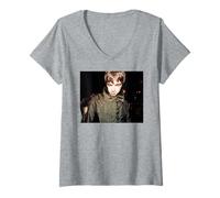 Femme Oasis Noel Gallagher Britpop Guitarist en 1996 T-Shirt avec Col en V