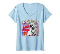 Femme ODB OL Dirty Ba-ard Splash Shimmy Ya Graff Rap Hip Hop des années 90 T-Shirt avec Col en V
