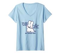 Femme Odds Killed by Bunny T-Shirt avec Col en V