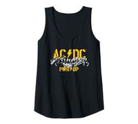 Femme Officiel AC/DC Groupe Rock PWRUP Portrait Motion Musique Débardeur