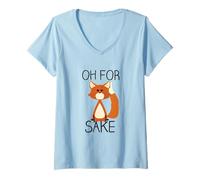 Femme Oh for Fox Saké T-Shirt avec Col en V