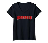 Femme Ohio Distressed Vintage Bold Men's, Women's and Kids T-Shirt avec Col en V