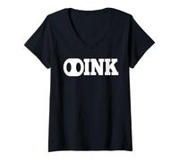 Femme Oink Gay T-Shirt pour Homme T-Shirt avec Col en V