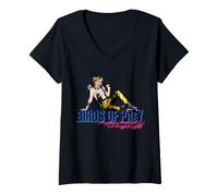 Femme Oiseaux de proie Harley Quinn Emancipation T-Shirt avec Col en V