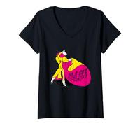 Femme Ole' Mexico Spanish Victory Flamenco T-Shirt avec Col en V