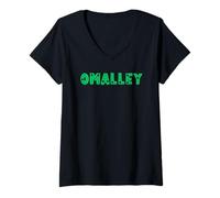 Femme Omalley Fête de la Saint-Patrick Traditionnelle Irlandaise pour Hommes, Femmes, Enfants T-Shirt avec Col en V