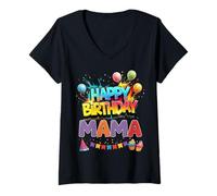 Femme OMG, C'est l'anniversaire de la Famille de ma mère T-Shirt avec Col en V