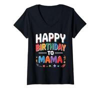 Femme OMG, C'est l'anniversaire de la Famille de ma mère T-Shirt avec Col en V