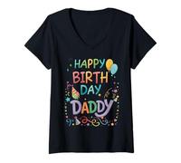 Femme OMG C'est l'anniversaire de Mon père, Joyeux à Moi, toi, père, Papa T-Shirt avec Col en V