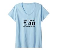 Femme on dirait Que C'est Beer Thirty, tu ES Juste à l'heure T-Shirt avec Col en V