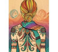 FEMME ON FIRE NOTEBOOK - CORNELL NOTES SYSTEM - 120: UNIQUE WOMEN OF THE WORLD - FEMME ART IMAGINED - ROXY EDITION
