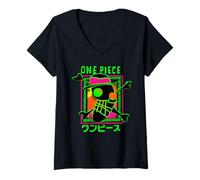 Femme One Piece Abstract Logo T-Shirt avec Col en V