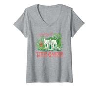 Femme One Piece House of Wax Little Garden T-Shirt avec Col en V