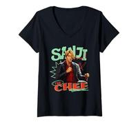 Femme One Piece Sanji The Chef T-Shirt avec Col en V