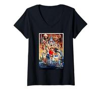 Femme One Piece Season 2 Poster T-Shirt avec Col en V