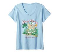 Femme One Piece The Going Merry Adventure Awaits T-Shirt avec Col en V
