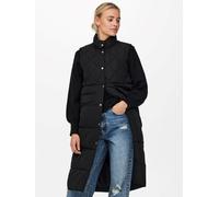 Femme ONLY Gilet rembourré long veste matelassée sans capuche ONLSTACY