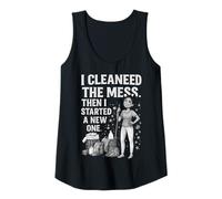Femme Organized Chaos Shirt - T-Shirt Humoristique pour Adulte Débardeur