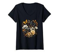 Femme Orgueil et préjugés à Peine tolérables Jane Austen Funny Meme T-Shirt avec Col en V