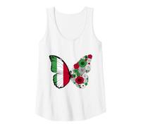 Femme Origine Italienne Italie Fierté Papillon Racines Italiennes Débardeur