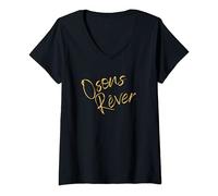 Femme Osons Rêver T-Shirt avec Col en V