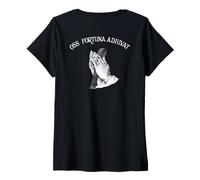 Femme OSS PRIE POUR LA VICTOIRE T-Shirt avec Col en V