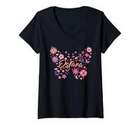 Femme Ostara Butterfly Happy Ostara Celebration Pagan Spring T-Shirt avec Col en V