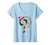Femme Où est Wally ? L'avez-Vous vu ? Question T-Shirt avec Col en V