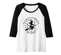 Femme Oublie les Couronnes Choisis les Sorts Manche Raglan