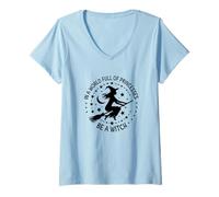 Femme Oublie les Couronnes Choisis les Sorts T-Shirt avec Col en V