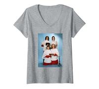 Femme Oui-Oui Support Slade at Christmas Merry Xmas Everybody T-Shirt avec Col en V