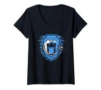 Femme Ouïghours T-Shirt avec Col en V