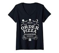 Femme Ouija Occult Horror Witchcraft Wiccan Satanic Ouija Board T-Shirt avec Col en V