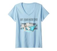 Femme Oups, J'Ai réservé Une Autre croisière T-Shirt avec Col en V