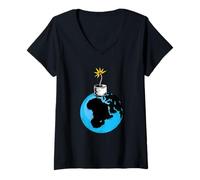 Femme Our Planet Is A Time Bomb - Réchauffement climatique - Changement climatique T-Shirt avec Col en V