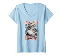 Femme Own The Thrown (déclaration Amusante du Patron d'un Entrepreneur) T-Shirt avec Col en V