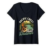 Femme Pacific Crest Trail Dreamer - Randonnée randonnée T-Shirt avec Col en V