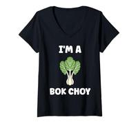 Femme Pak Choy Chinese Cabbage Funny Quote I'm a Bok Choy T-Shirt avec Col en V