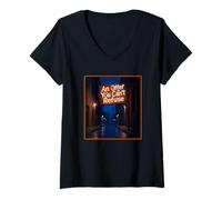 Femme Panneau « an Offer You Can't Refuse » T-Shirt avec Col en V