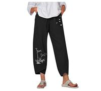 Femme Pantalon De Plage - Taille Haute Baggy Detente Pantalon Travail Mode Pantalon De Yoga pour Femmes Pantalon Crayon Femme Taille Yoga Sport Pants