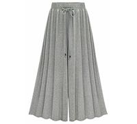 Femme Pantalons Jupe-culotte Pantalon de jogging large OverDose Taille Haute Pantalon large ceinturé