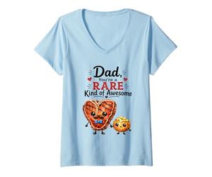 Femme Papa, tu ES Un Type Rare de Steak génial T-Shirt avec Col en V