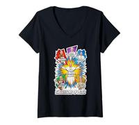 Femme Pape catholique Saint Religieux Vatican T-Shirt avec Col en V