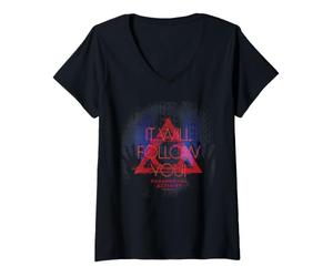 Femme Paranormal Activity It Will Follow T-Shirt avec Col en V