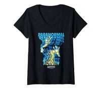 Femme Paranormal Activity Thermal Camera T-Shirt avec Col en V