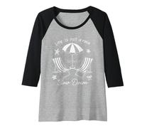 Femme Parapluie « Life is Not A Race » pour l'été Manche Raglan