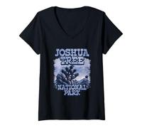 Femme Parc National de Joshua Tree T-Shirt avec Col en V